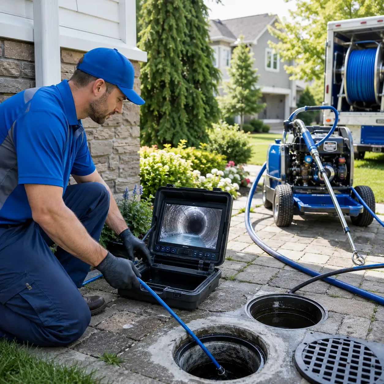 Outdoor drain cleaning professionals serving Greenville, VA